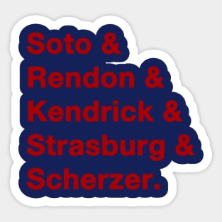 2019 Washington Nationals Sticker